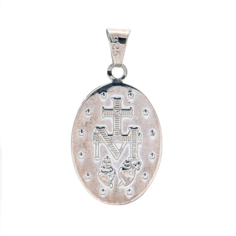 Medalla religiosa de plata 925 y double en oro 18 ktes, MILAGROSA Medalla religiosa de plata 925 y double en oro 18 ktes, MILAGROSA