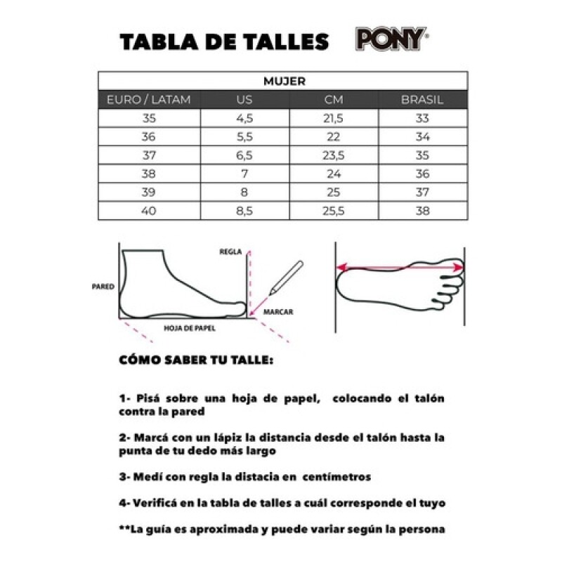 Championes Pony Casual Black Negro Negro