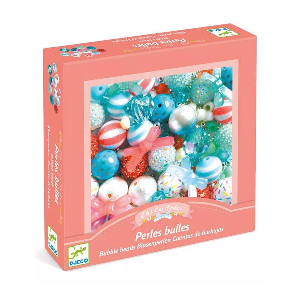 Cuentas para crear Collares Burbujas Djeco Plateado 