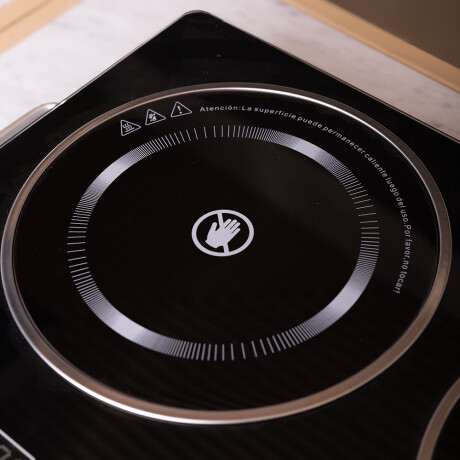 anafe vitrocerámico portátil 2 hornallas COLOR UNICO