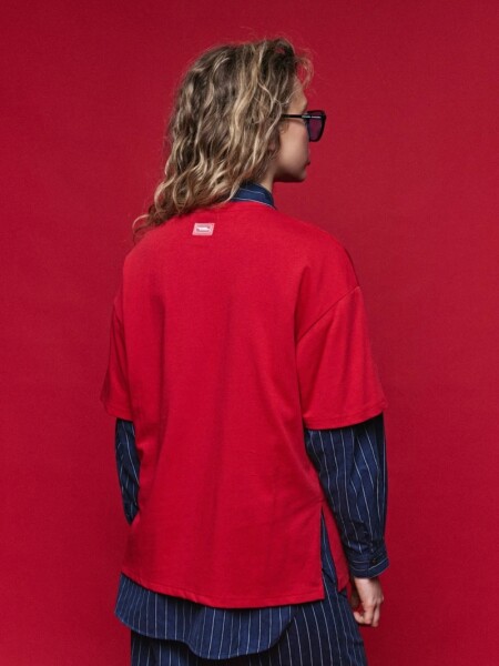 T-SHIRT D.CASSIN NARA ROJO