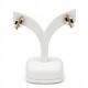 Caravanas barras con zirconias Oro 18kt Caravanas barras con zirconias Oro 18kt