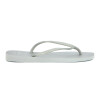 Chanclas Tropical Brasil Ojota Quadradihas De Mujer - Plateado Plateado