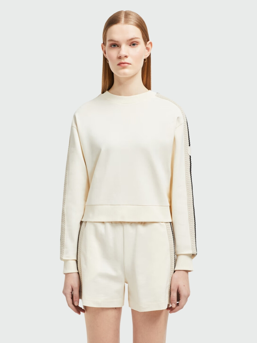 Moncler - Sudadera con parche Felpa 
