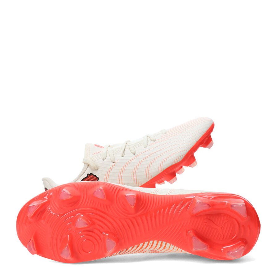 Championes de Hombre Puma Futbol Future 9 Play Fg Beige - Anaranjado