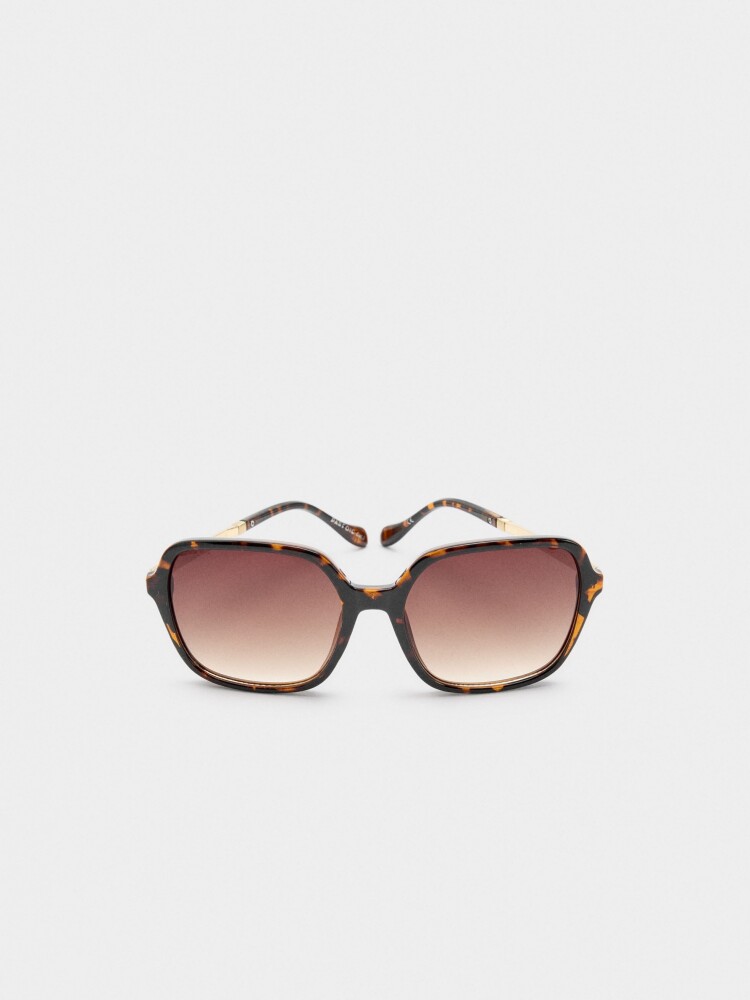 Gafas De Sol Cuadradas marron