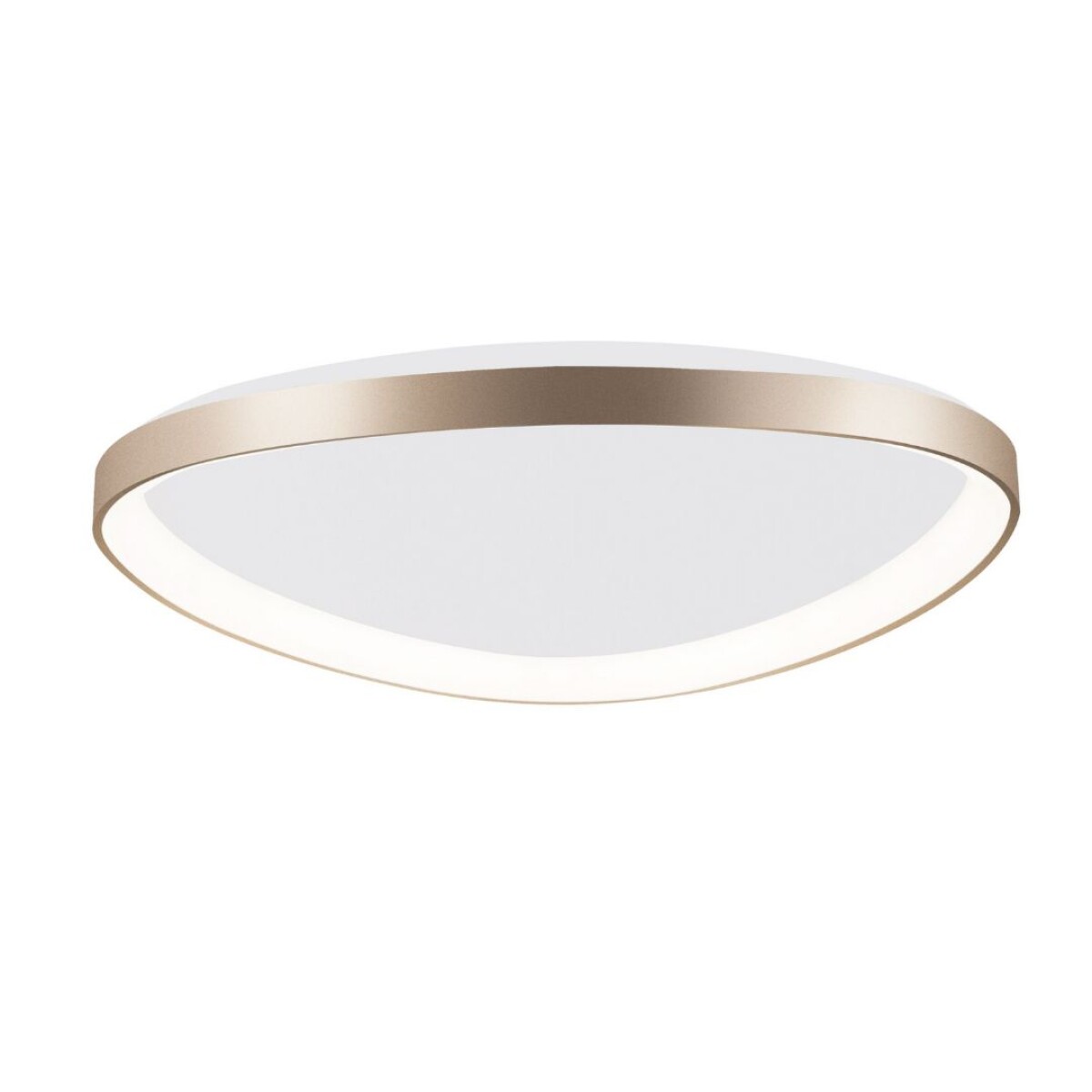 Plafón LED, Diseño triangular, Dimerizable 48W 65CM - DORADO 