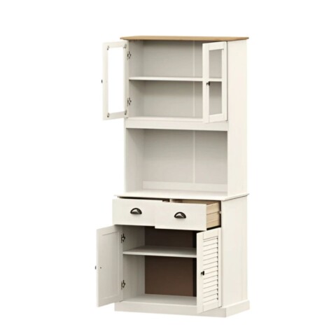 CRISTALERO - 4 PUERTAS - 2 CAJONES - LÍNEA VALENCIANA - BLANCO ROBLES Cristalero - 4 Puertas - 2 Cajones - Línea Valenciana - Blanco Robles