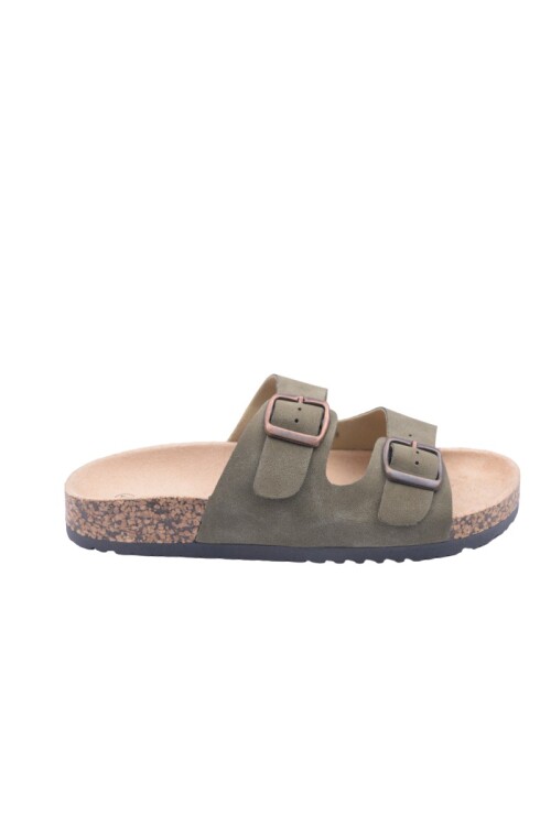 Sandalia Felipa Verde Militar