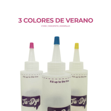 Tie Dye Set De Remera Con 3 Colores De Tinta Al Agua Tie Dye Set De Remera Con 3 Colores De Tinta Al Agua