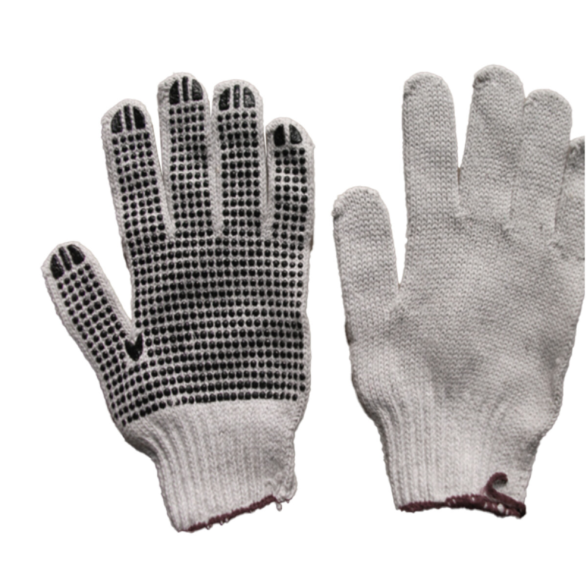 Par De Guantes De Algodon C/puntos Pvc 