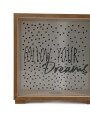 ALCANCIA FOLLOW YOUR DREAMS MADERA