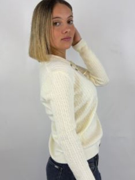 BUZO SLOWLY 9212 CARTERA BLANCO