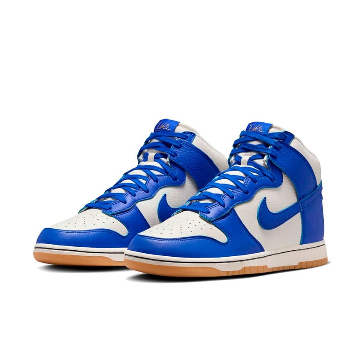 Championes Nike Dunk Hi Retro de Hombre - FV6612-001 - Blanco-azul Francia 