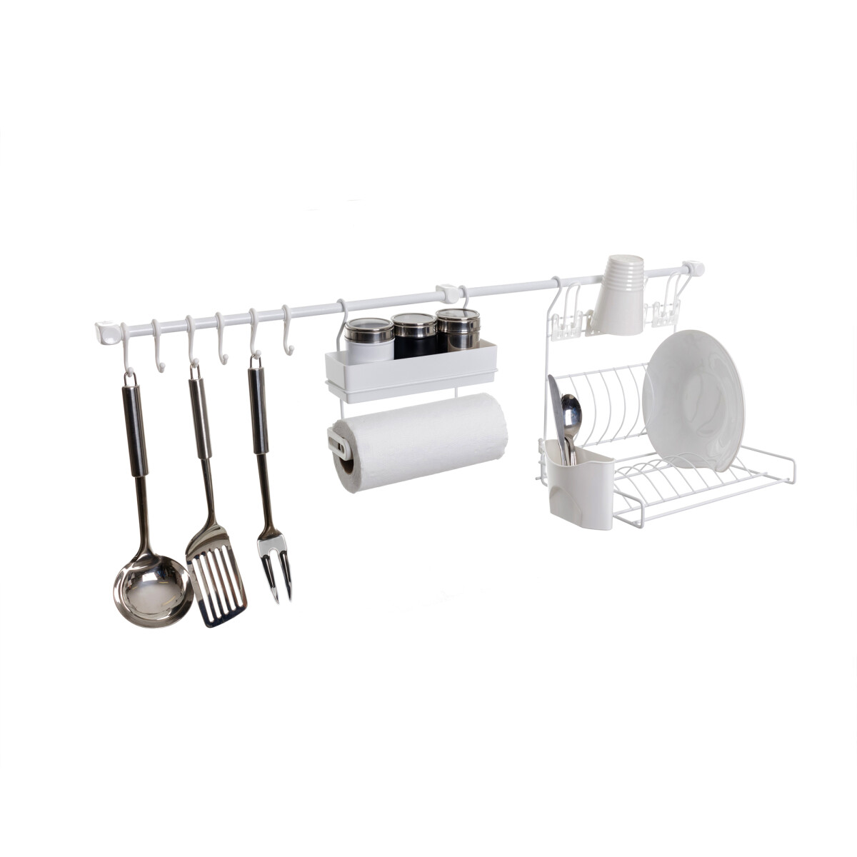 KIT MASTER D ORGANIZADOR DE COCINA BLANCO 
