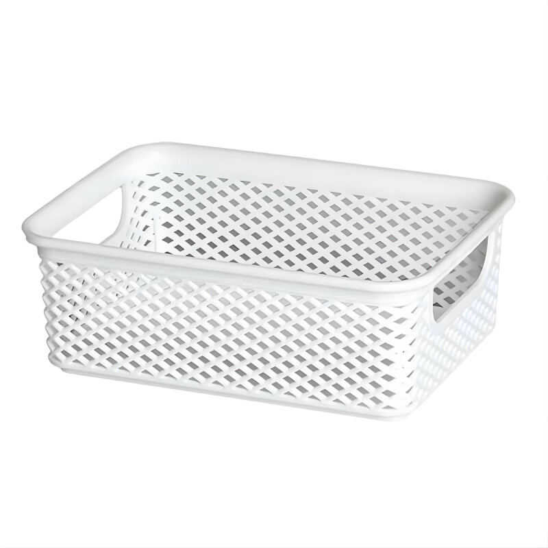 Cesto organizador calado línea P BLANCO