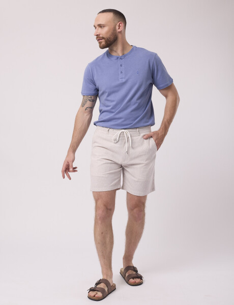 T-shirt sobreteñida azul