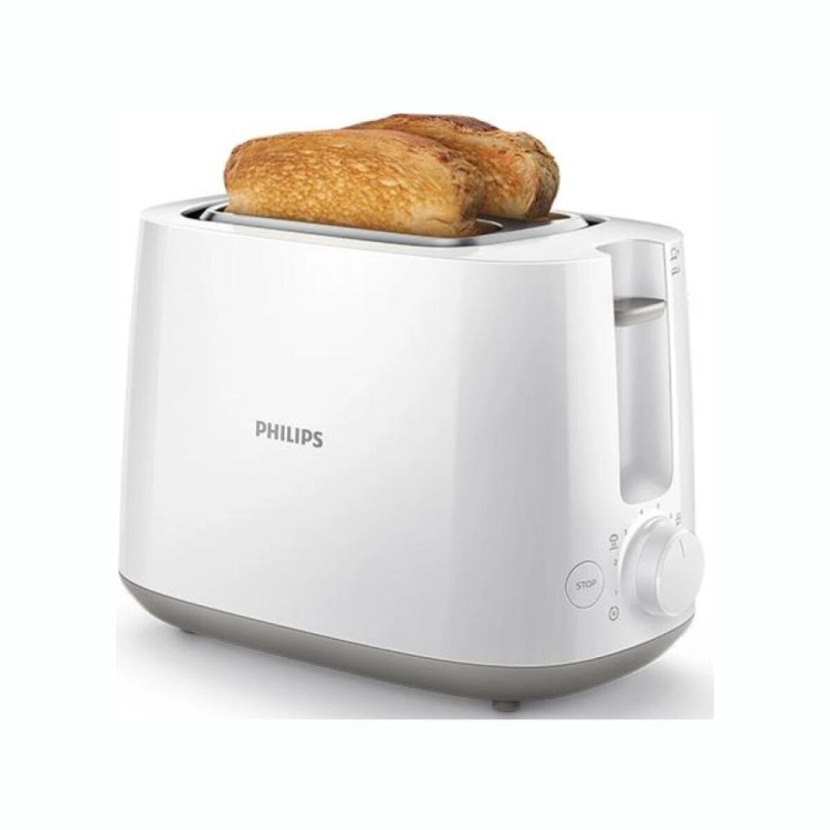 Tostadora PHILIPS HD258100 900W Capacidad Dos Panes Tamaño Ajustable 