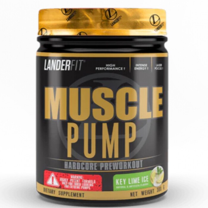 LANDERFIT MUSCLE PUMP KEY LIME ICE FR. X única