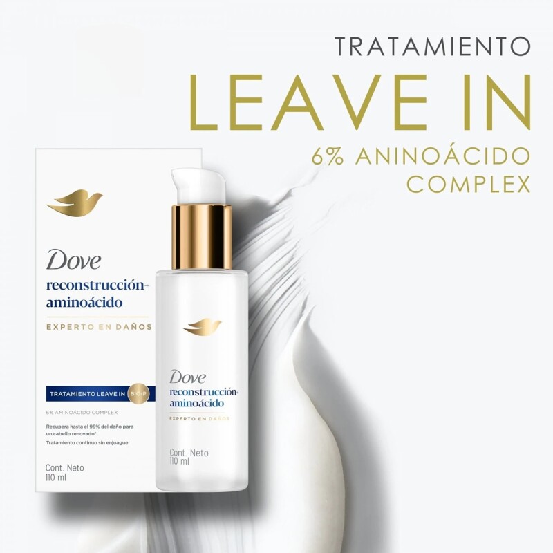 Tratamiento Leave In Reconstrucción + Aminoácido 110 Ml. Tratamiento Leave In Reconstrucción + Aminoácido 110 Ml.