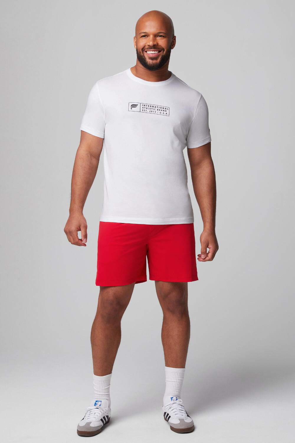 Short The 7 One Short Hombre Heated Red
