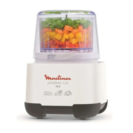 Picadora 1-2-3 Moulinex 5 En 1 Corta Pica Tritura Ralla Y Semibate Cuchillas De Titanio Powelix