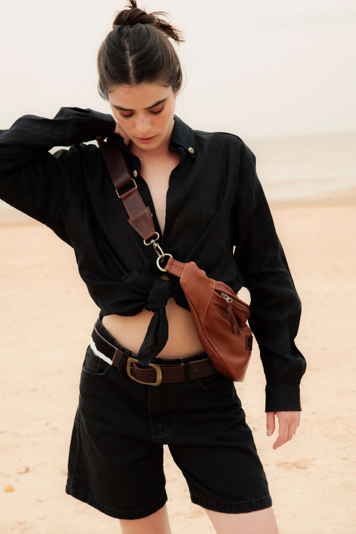 Charrúa Shirt Lino Negro