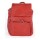 Mochila Canva con tapa y doble cierre Rojo