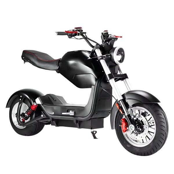Moto Electrica Gogreen Shadow 2000W 20Ah 55 Km/h Alarma Led Variante Color Negro