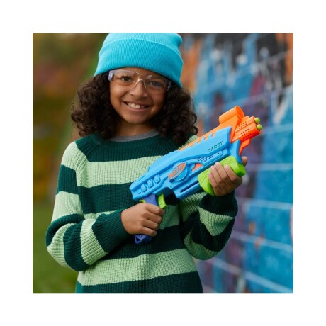 Set x 2 lanzadores de dardos Nerf Elite Jr. Ultimate Starter Hasbro Celeste