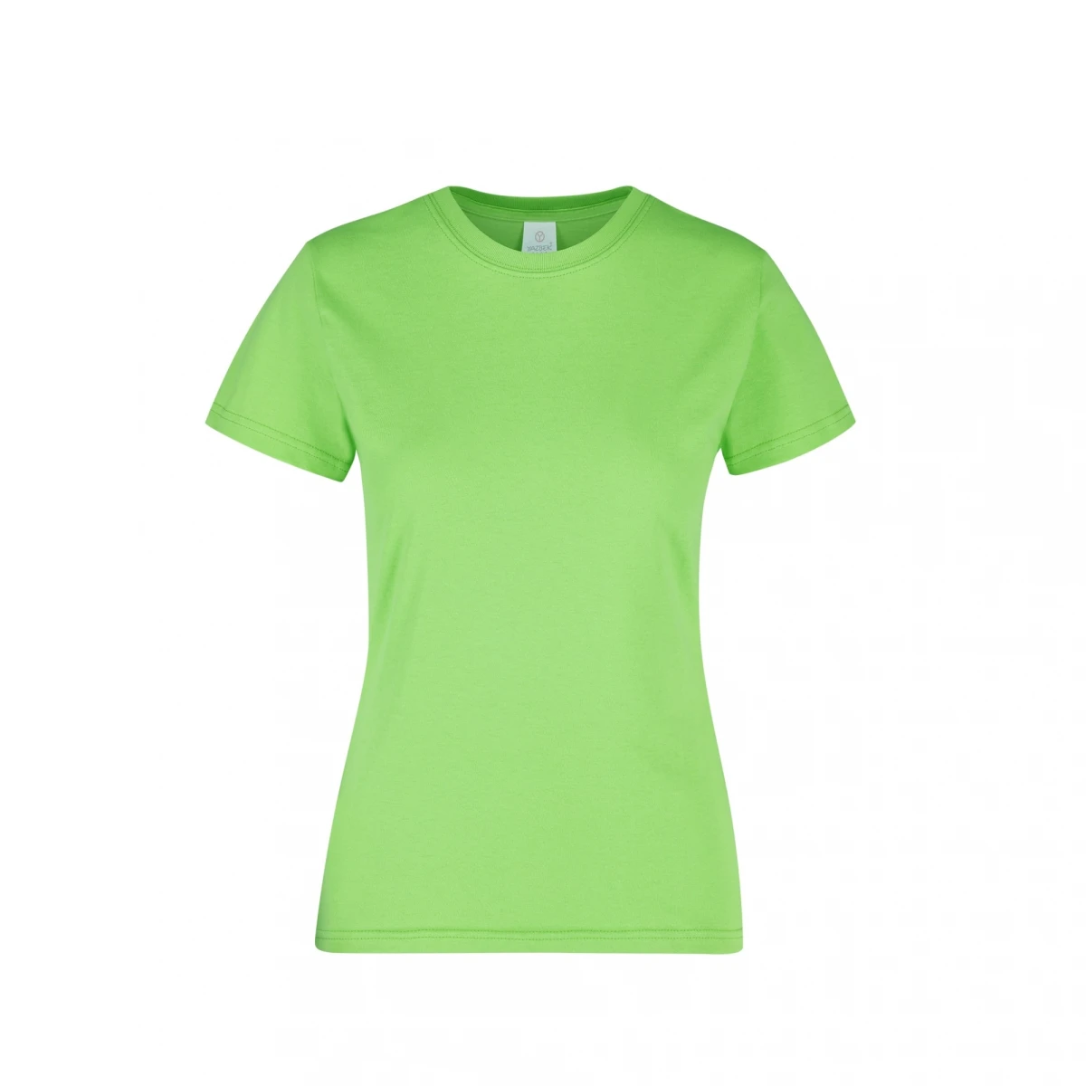 Camiseta a la base dama - Verde lima 
