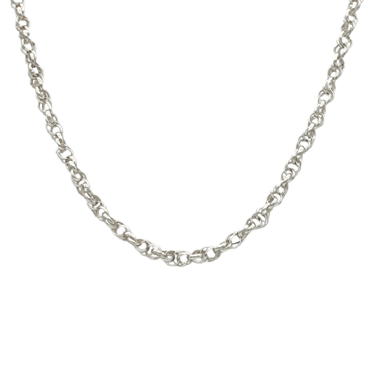 Cadena Rolo doble- Plata 925 - Sin Piedra - CD3265 - sinpiedra 