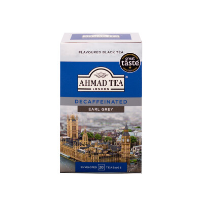 Te Earl Grey Decaffeinated Ahmad Te Earl Grey Decaf X20 Ahmad