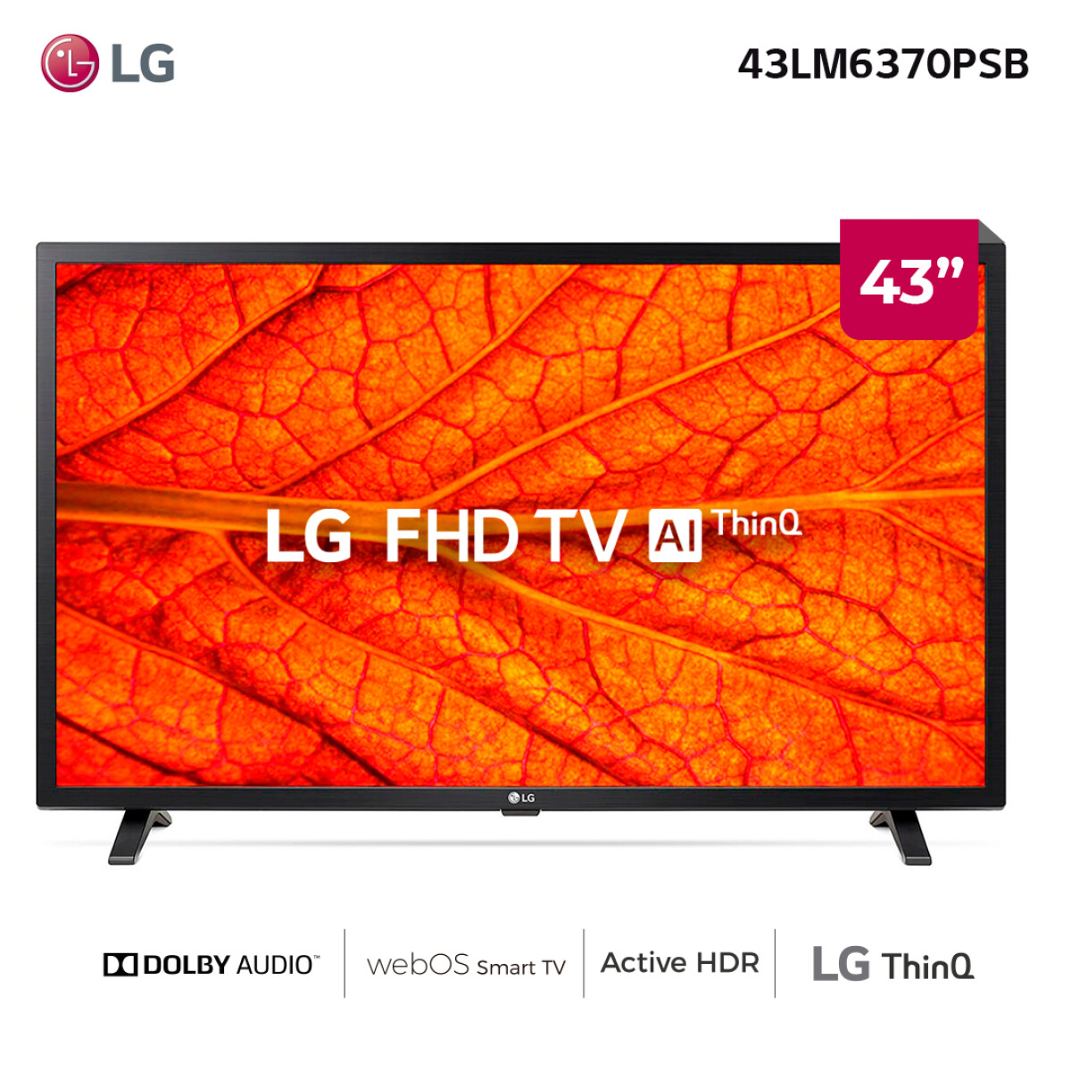 LG FHD 43" 43LM6370 AI Smart TV - 001 