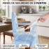 Silla De Bebe Para Comer Plegable Asiento 3 En 1 Arnes Cinturon Seguridad 3 Puntos Imback Color Azul Silla De Bebe Para Comer Plegable Asiento 3 En 1 Arnes Cinturon Seguridad 3 Puntos Imback Color Azul