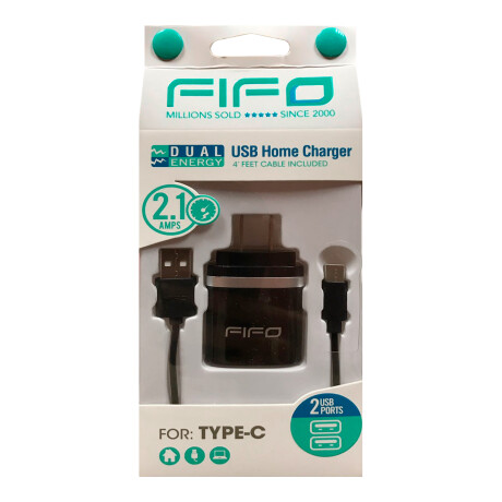 Fifo - Cargador de Pared USB Tipo C Dual Energy 46961 001