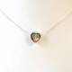 Conjunto cadena y colgante corazon con Zirconia Conjunto cadena y colgante corazon con Zirconia