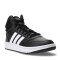 Championes de Hombre Adidas Hoops 3.0 Mid Classic Vintage Negro - Blanco