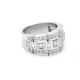 Anillo Platino Y Brillantes Redondos Y Baguette Anillo Platino Y Brillantes Redondos Y Baguette