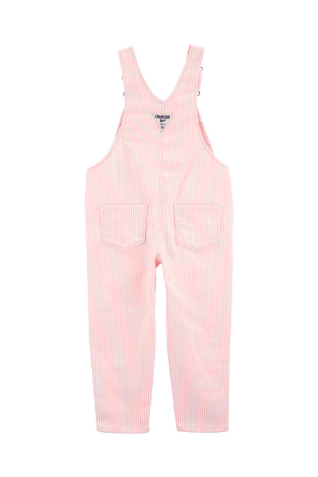 Enterito jean diseño rosado a rayas. Talles 2-5T Enterito jean diseño rosado a rayas. Talles 2-5T