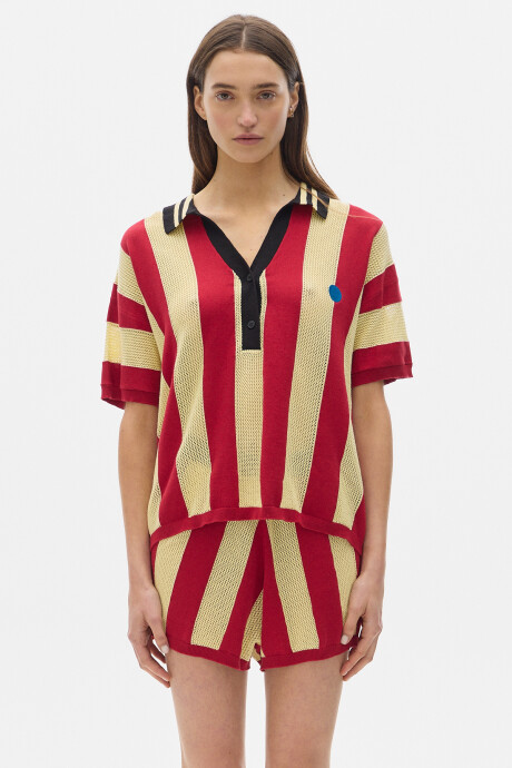 Knit short Jump ST Yellow