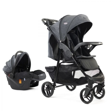 Coche Sienna Con Baby Silla Gris Oscuro