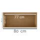 AEREO ARMARIO 800 MOBILIARIO COCINA MDF COLORS FREIJO FREIJO