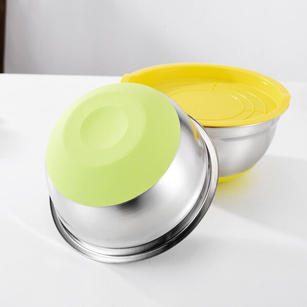 Juego de 8 Bowl De Acero Inoxidable Utensilios Cocina Profesional IMBACK Multicolor Juego de 8 Bowl De Acero Inoxidable Utensilios Cocina Profesional IMBACK Multicolor