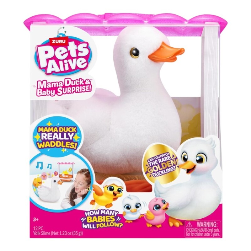 PETS ALIVE MAMÁ PATO CON BEBÉS – CON SONIDOS Y MOVIMIENTO PETS ALIVE MAMÁ PATO CON BEBÉS – CON SONIDOS Y MOVIMIENTO