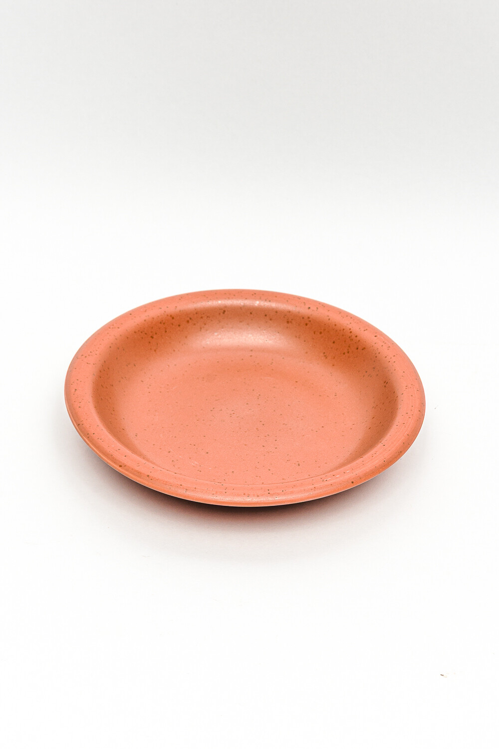 Plato Postre Terra Ladrillo Melange