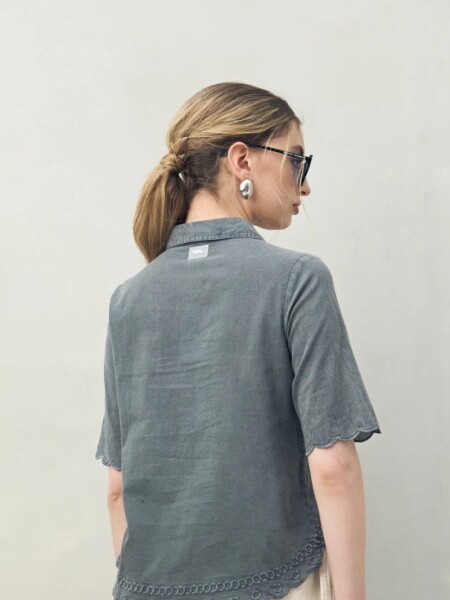 CAMISA D.CASSIN SASHA GRIS