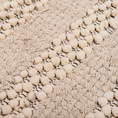 ALFOMBRA ALGODON NATURAL-BEIGE NAMAPA 50X80 CM