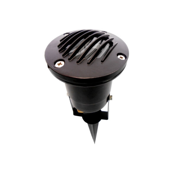 Pincho jardín negro c/reja dicroica GU5.3 50W IP44 AI0481