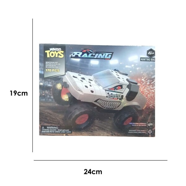 Bloques monster truck animals dálmata